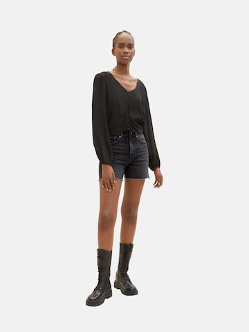 TOM TAILOR DENIM Regular Jeans in Schwarz