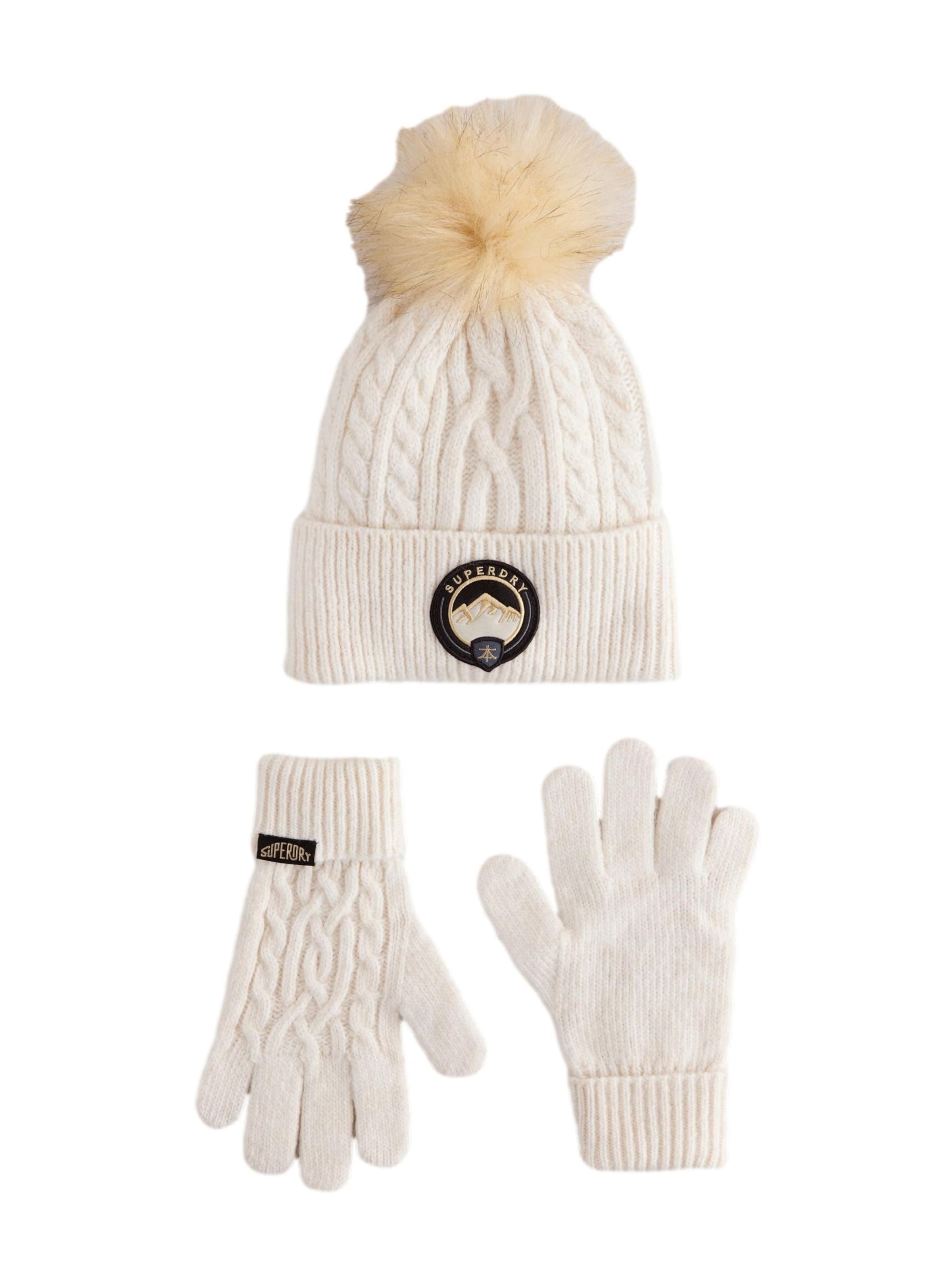 Superdry Zestaw w kolorze beżowy: przód