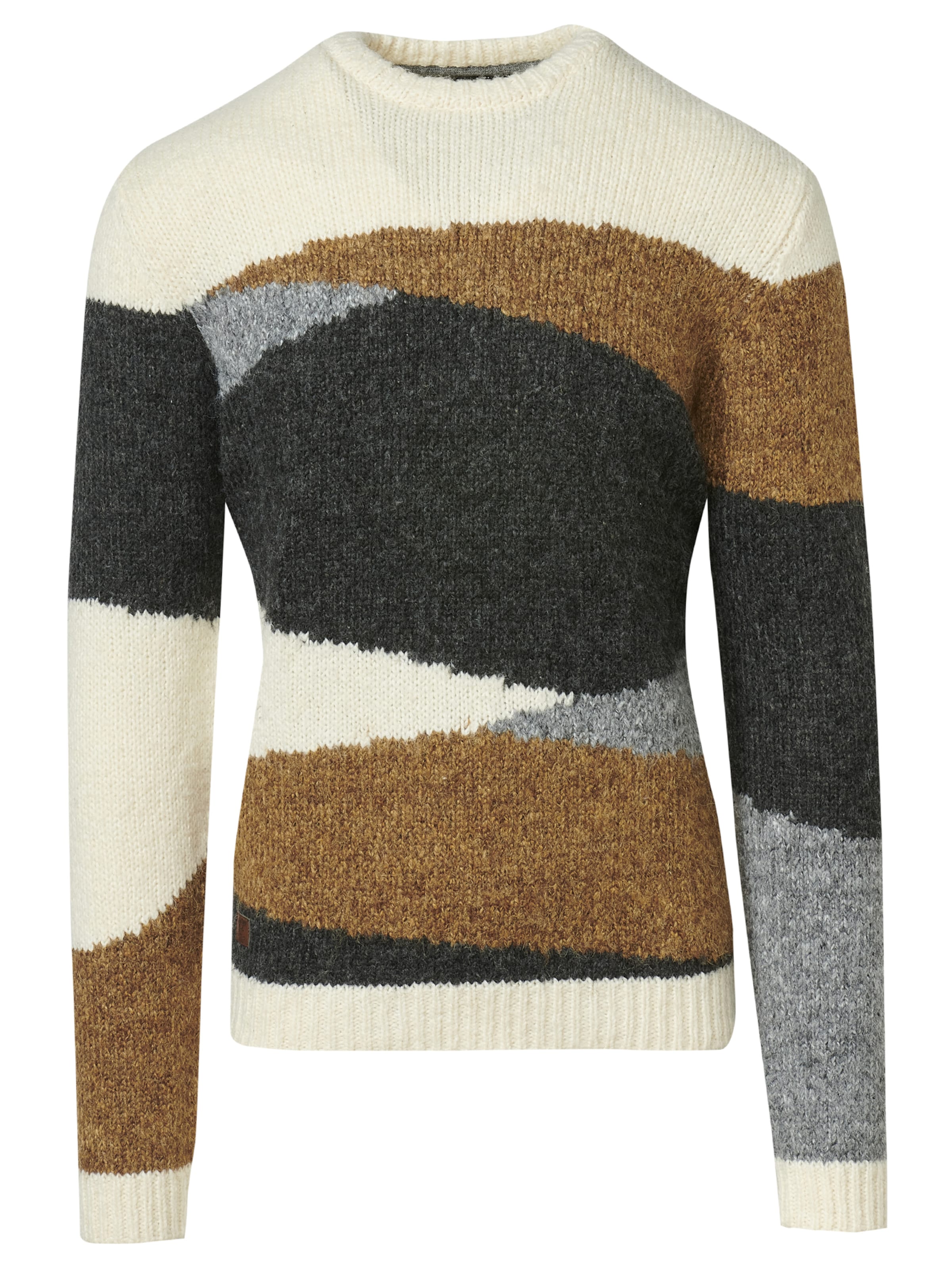 KOROSHI Sweater in Cream / Pueblo / Grey / Anthracite, Item view