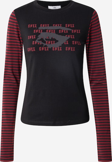 SHYX Majica u tamo siva / crvena / crna, Pregled proizvoda