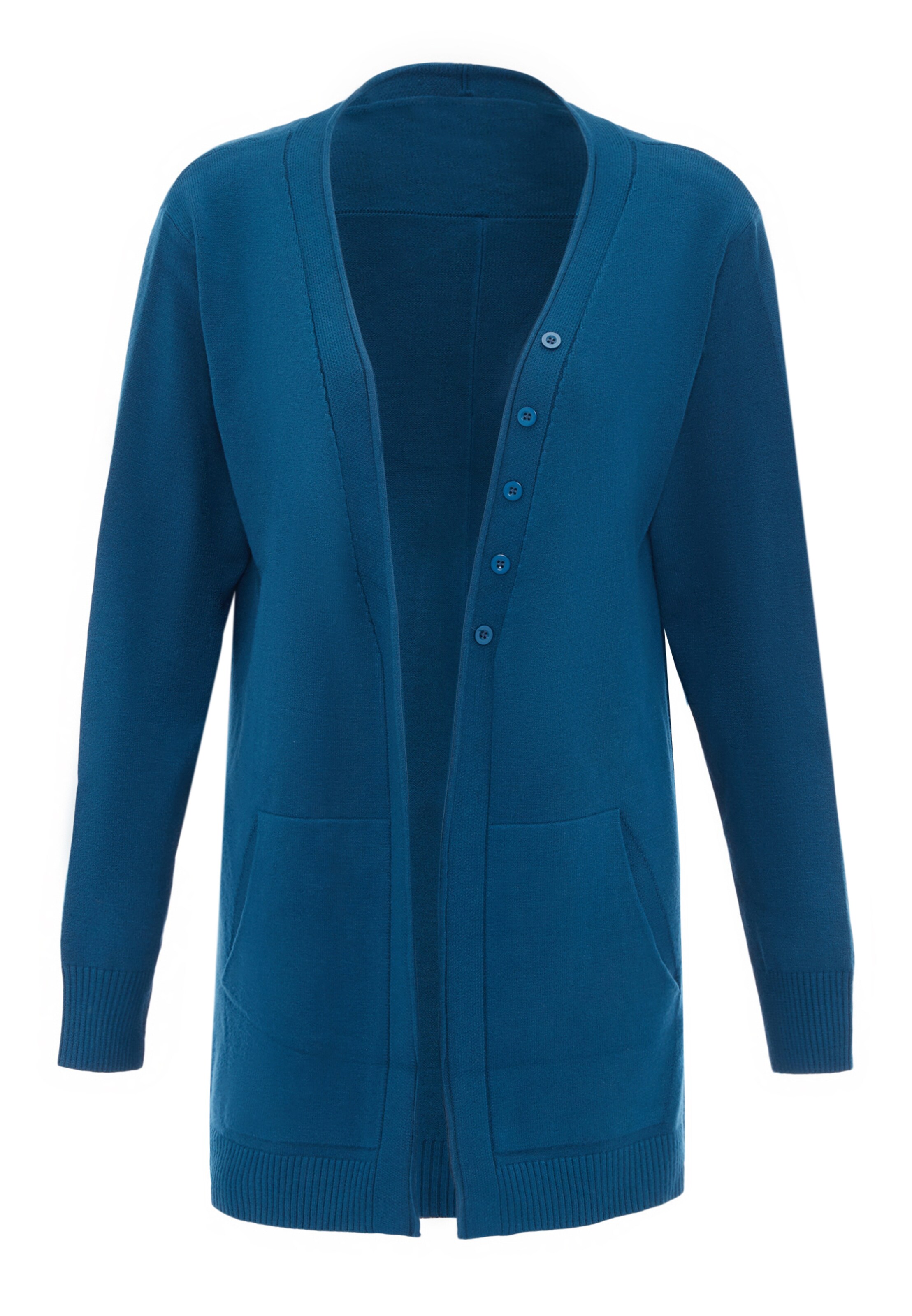 usha BLUE LABEL - Casaco de malha em azul: frente