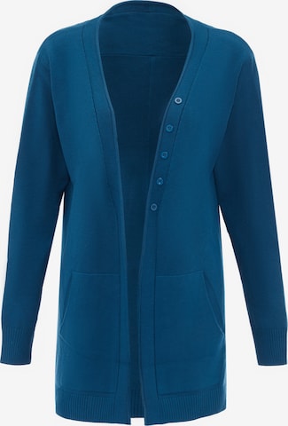 usha BLUE LABEL - Casaco de malha em azul: frente