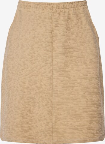 Ulla Popken Rok in Beige: voorkant