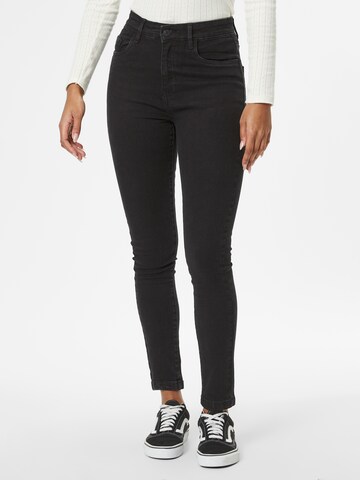 Denim Project Skinny Jeans 'KIKI' in Zwart: voorkant