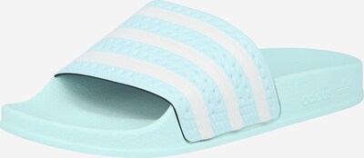 ADIDAS ORIGINALS Natikače 'Adilette' u tirkiz / bijela, Pregled proizvoda