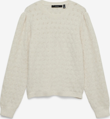Vero Moda Curve Neulepaita 'VMCDOFFY' värissä beige: etupuoli