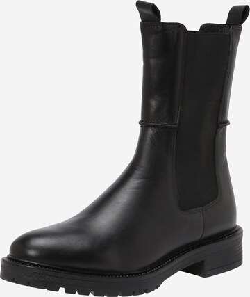 PS Poelman Chelsea Boots in Schwarz: predná strana