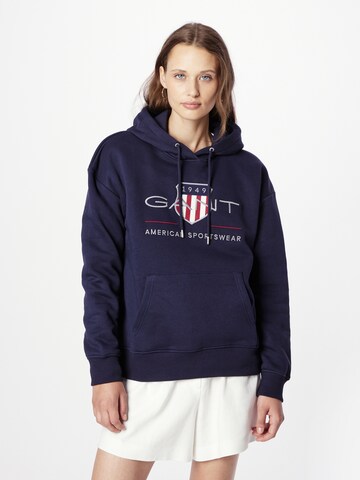 GANT Sweatshirt in Blauw: voorkant