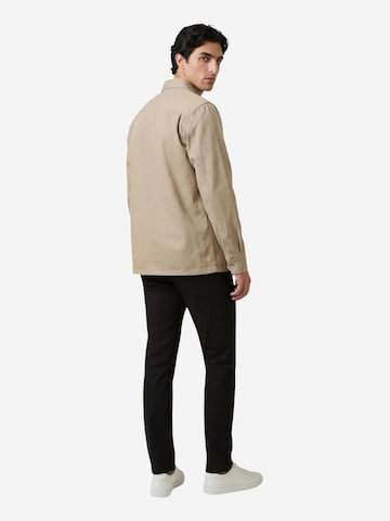 Calvin Klein Jeans Regular fit Button Up Shirt 'LV04RE103G' in Beige