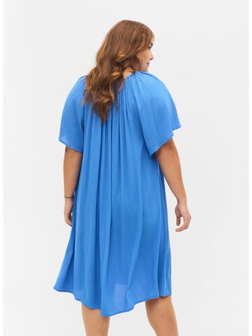 Robe d’été 'EROSE' Zizzi en bleu