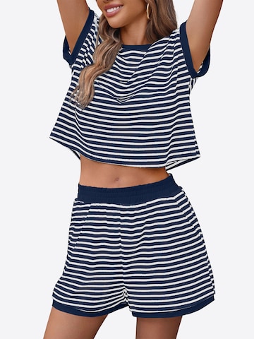 Costum cu pantaloni de la Imily Bela pe albastru