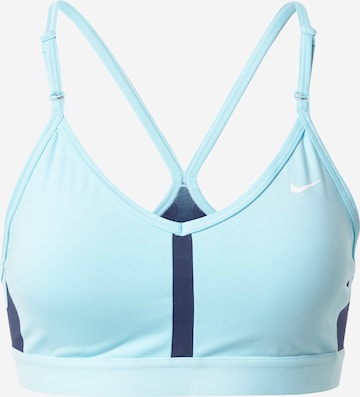 NIKE Sports Bra 'Indy' in Blue: front