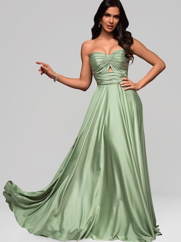 Ombre Abendkleid in Grün