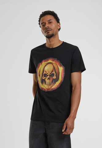 Mister Tee Shirt 'Sun Death' in Zwart