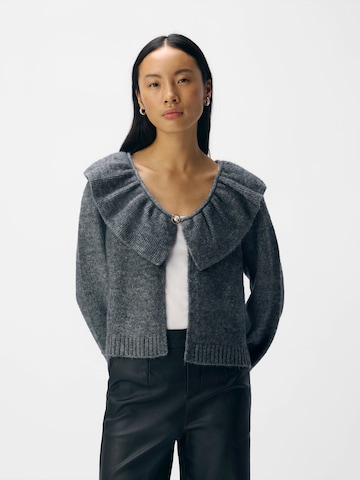 Cardigan 'OBJDENISI' OBJECT en gris : devant