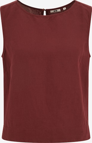 WE Fashion Toppi värissä punainen: etupuoli