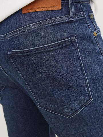 JACK & JONES Slimfit Jeans 'JJIGlenn JJEvan' in Blauw