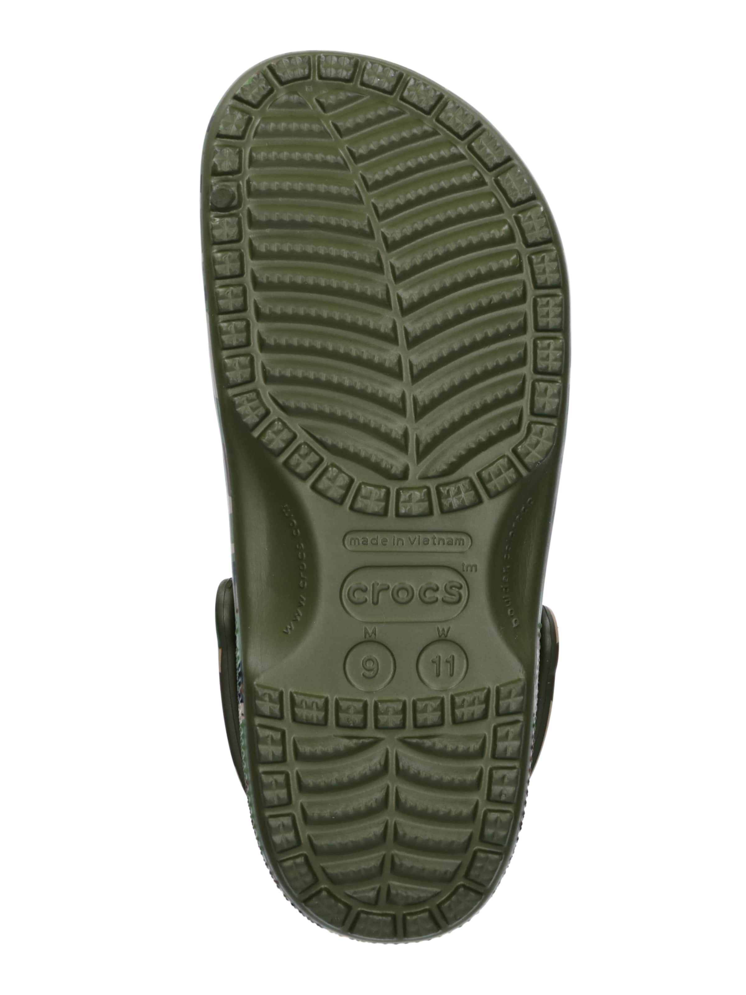 Chaussures ouvertes Sabots Crocs en Kaki 