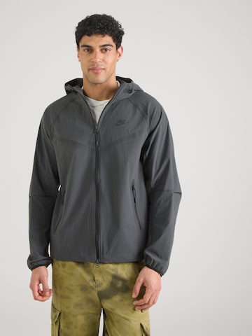 Nike Sportswear Átmeneti dzseki - szürke: elől