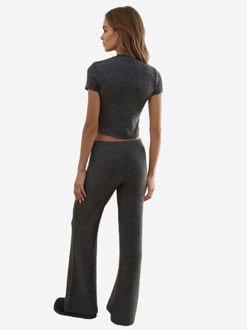 Wide Leg Pantalon Hiccup en gris