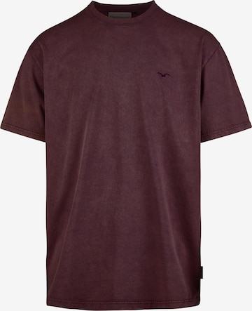 Cleptomanicx T-Shirt 'Boxy Tee Ligull Washed' in Lila: Vorderseite