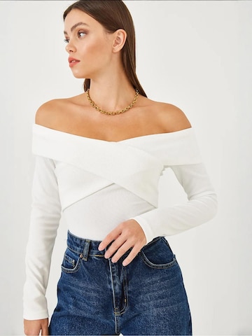 Bianco Lucci Shirt in Weiß: Vorderseite