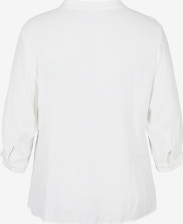 Zizzi Blouse 'Adri' in Wit