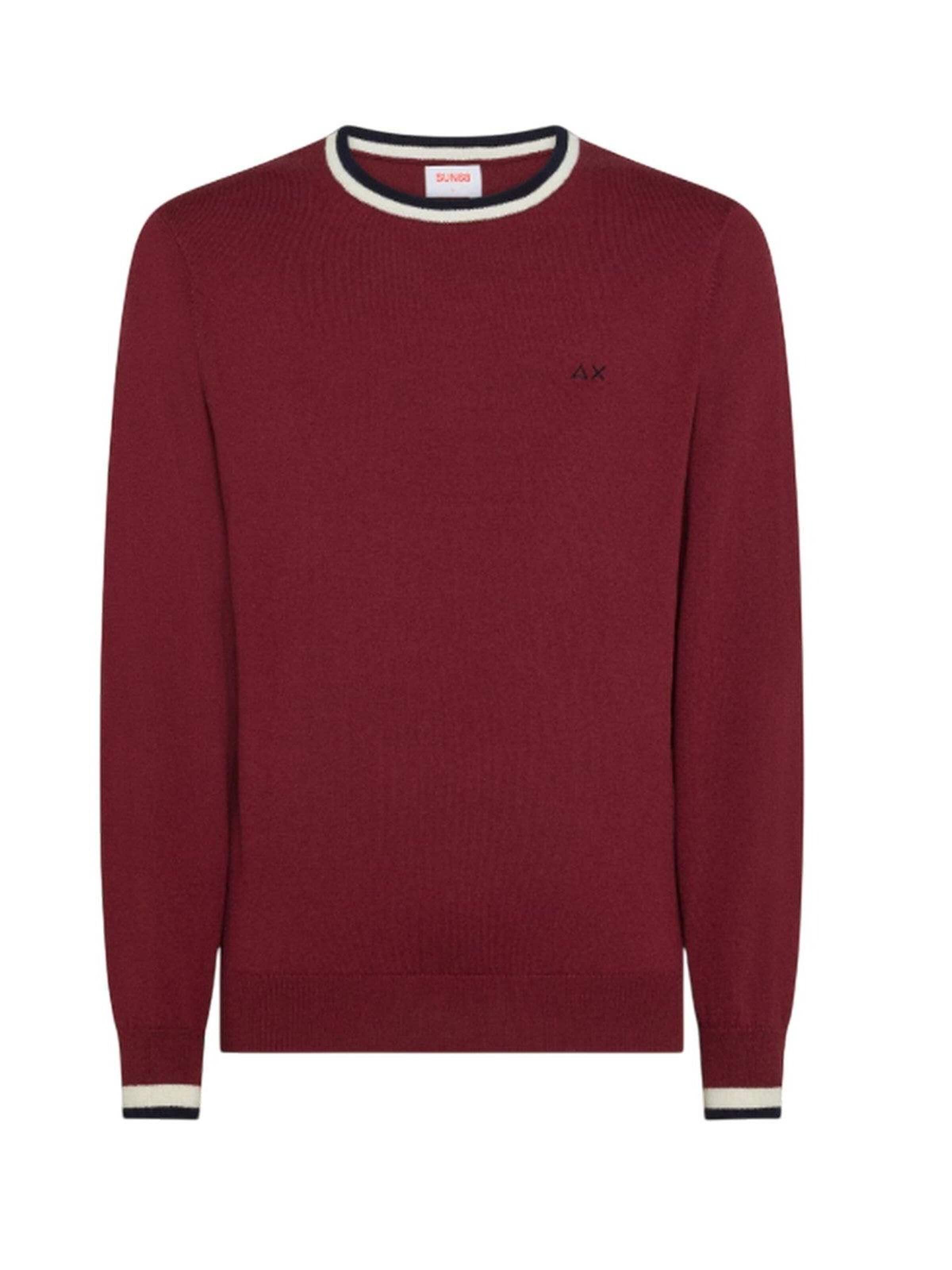 Pullover di SUN68 in rosso: frontale