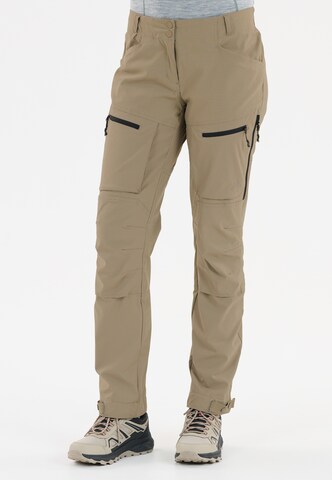 Whistler Regular Sports trousers 'Kodiak' in Brown: front