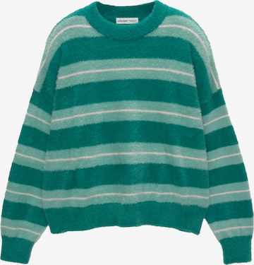 Pull&Bear Pullover in Grün: Vorderseite