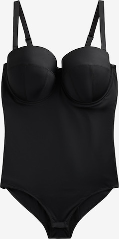 Body modellante di Next in nero: frontale