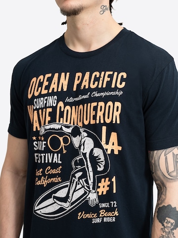 Ocean Pacific Футболка 'Gnarly' в Синий