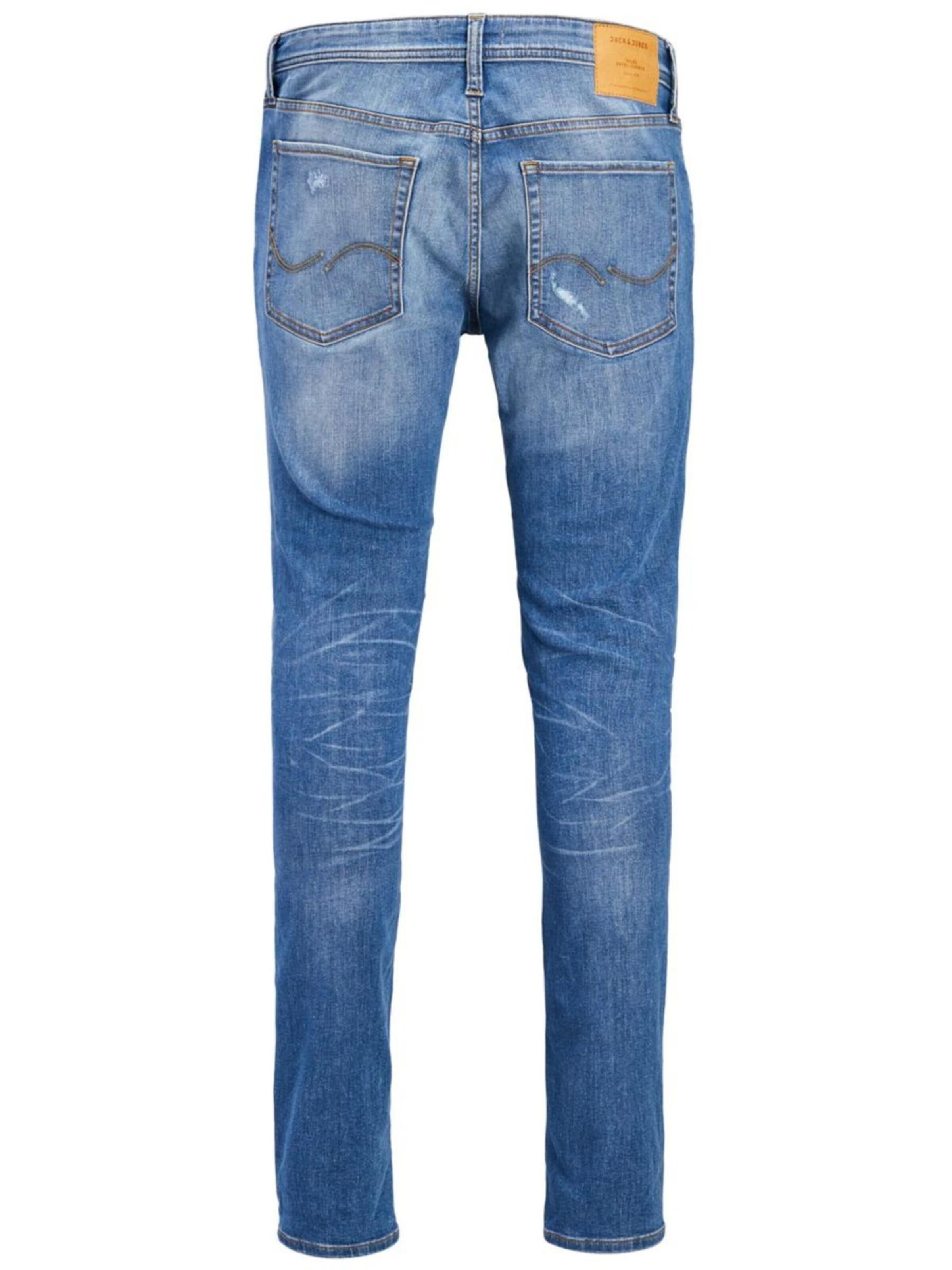JACK & JONES Slimfit Jeans '12148933' i blå