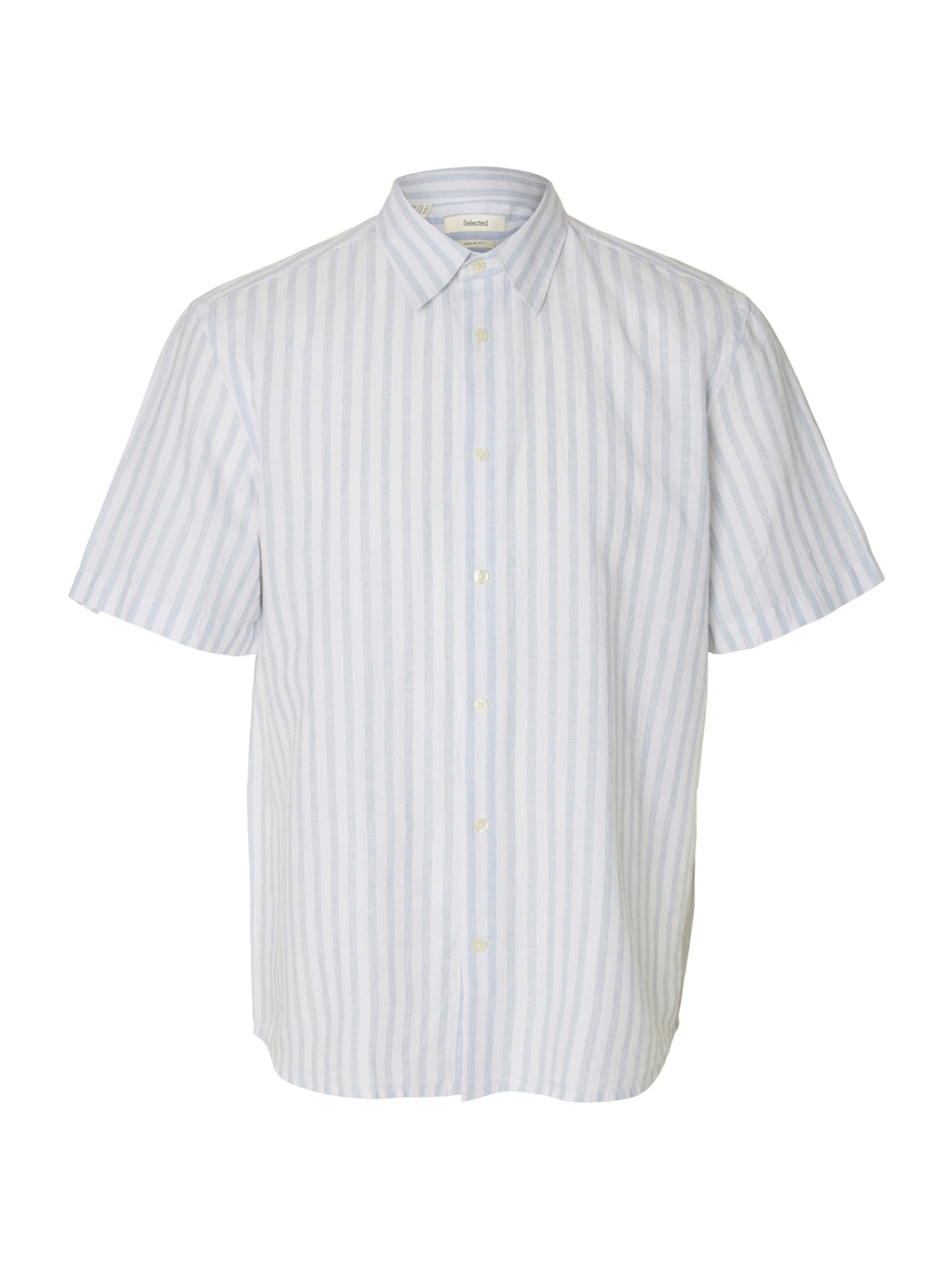 SELECTED - Ajuste regular Camisa 'SLHCLAY' en azul: frente