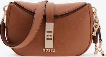 GUESS Schultertasche in Braun: Vorderseite