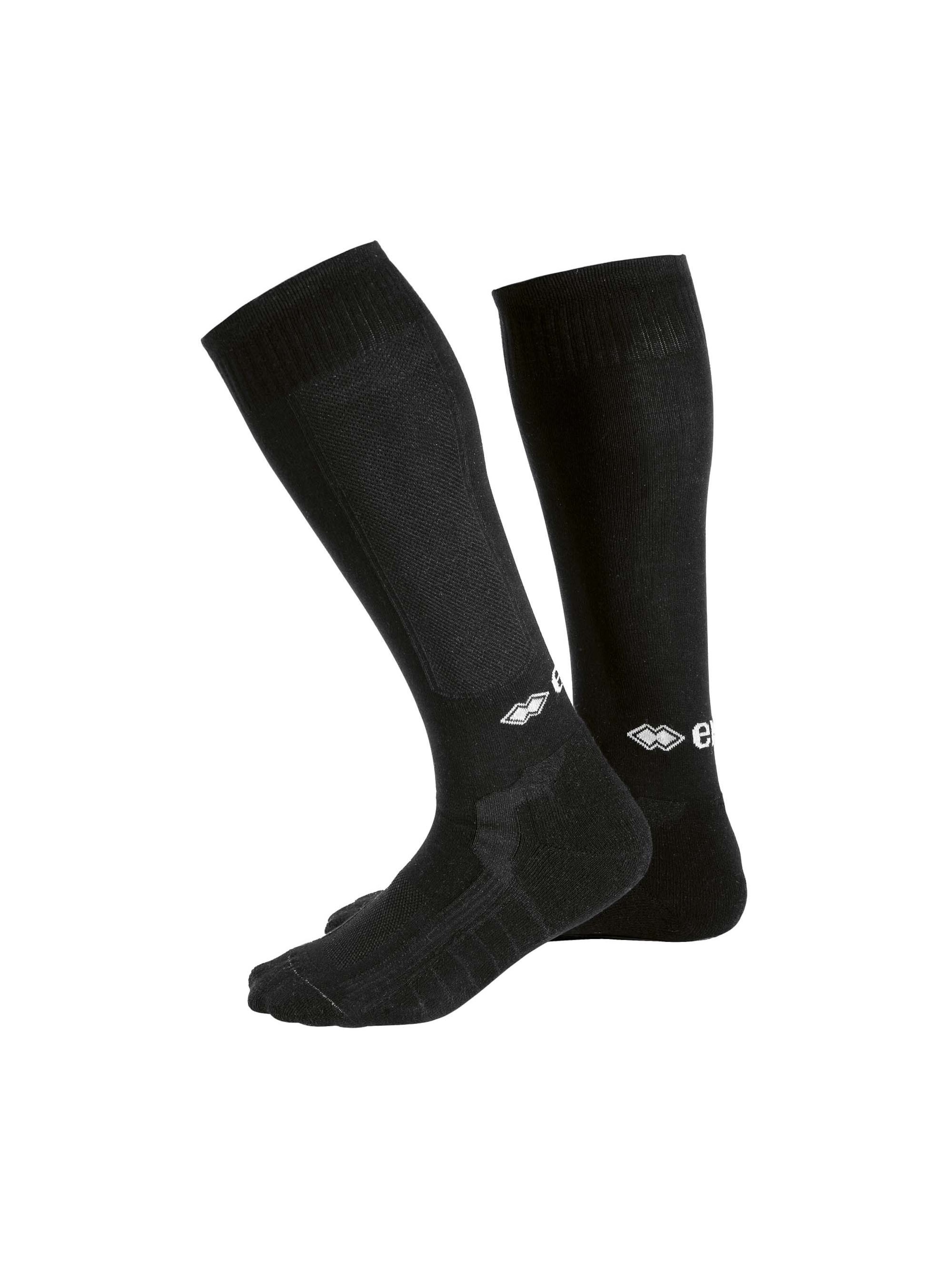 Chaussettes de sport Errea en noir : devant