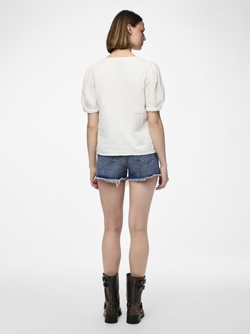 PIECES Bluse 'Mastina' in Weiß