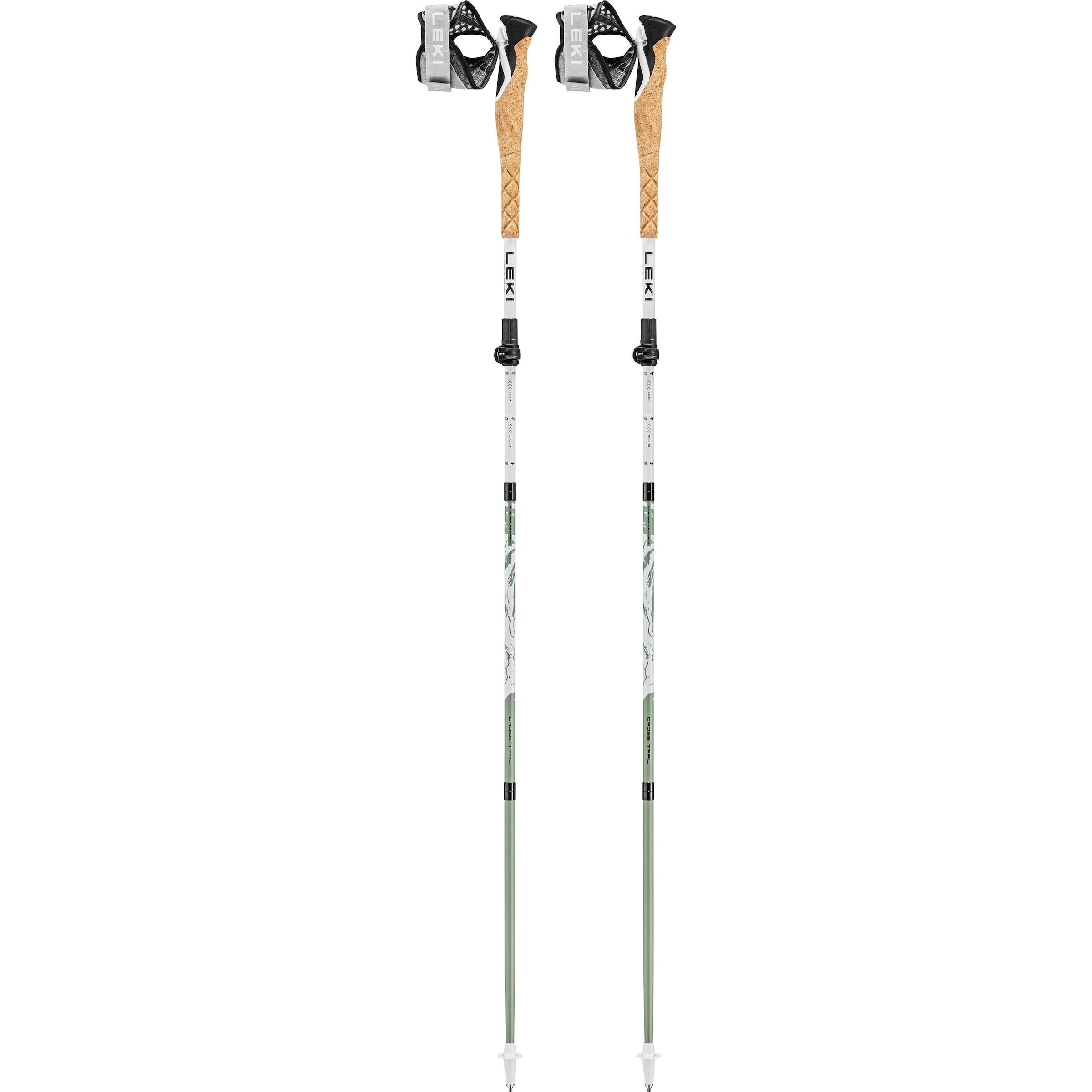 LEKI Stick 'FX Superlite' in White: front
