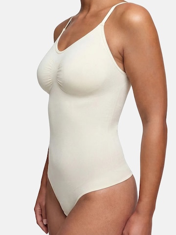 cfab (formerly creamy fabrics) Shapingbody 'Bodysuit Sculpting Shapewear mit Slip' in Beige