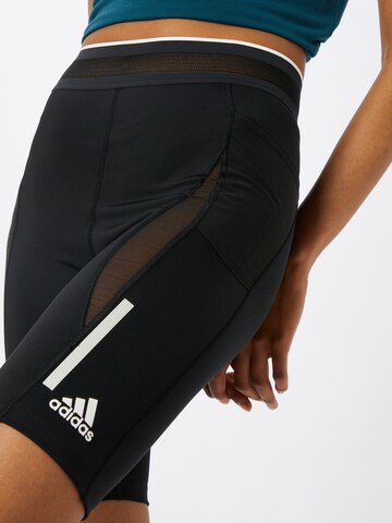 ADIDAS PERFORMANCE Skinny Sporthose in Schwarz