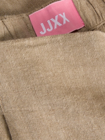 JJXX Wide Leg Bukser med lægfolder i brun