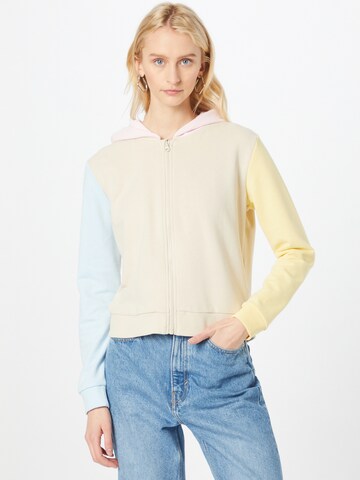 LMTD Sweatjacka 'DOCK' i beige: framsida