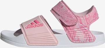 ADIDAS PERFORMANCE Badeschuh 'Adilette' in Pink: Vorderseite