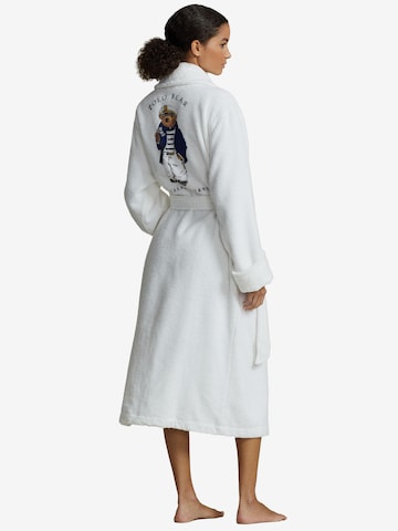 Polo Ralph Lauren Short Bathrobe ' Cozy Robes ' in White