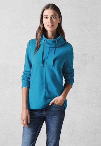 CECIL Sweatshirt in Blue: front