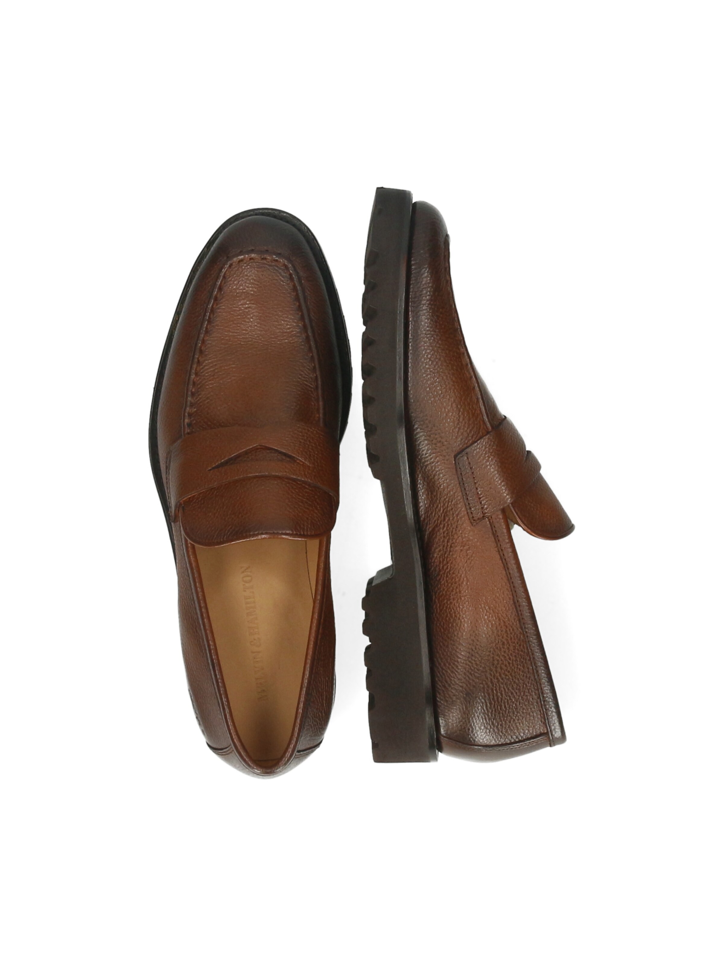 MELVIN & HAMILTON Classic Flats 'Corentin 3' in Brown