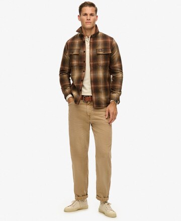 Veste mi-saison 'Miller' Superdry en marron