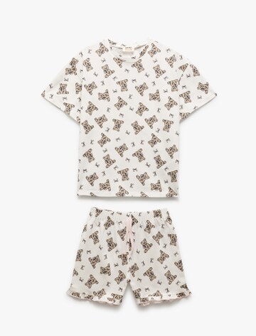 Koton Pajamas in Beige: front
