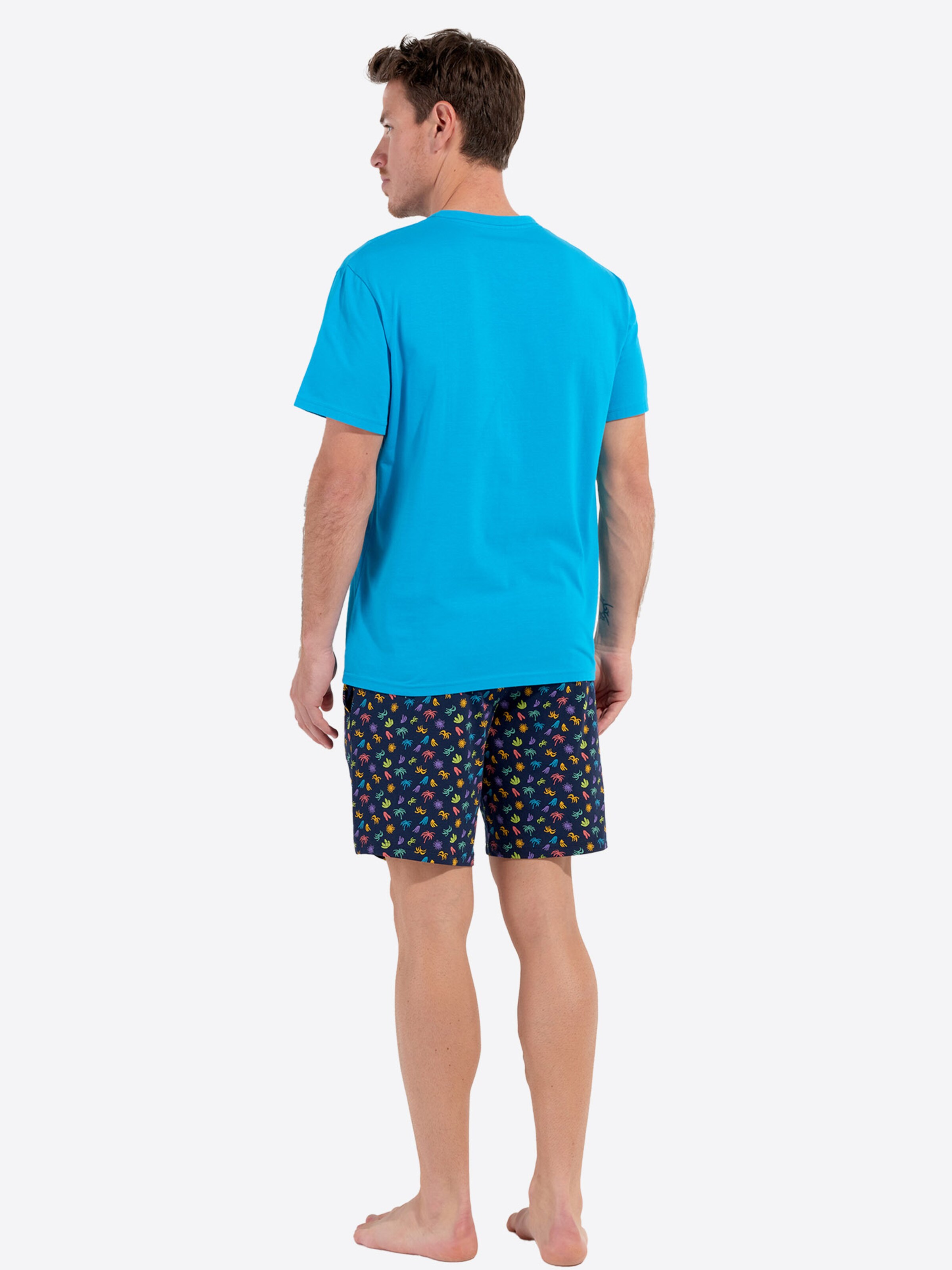 HOM Pyjama kort ' California ' in Gemengde kleuren