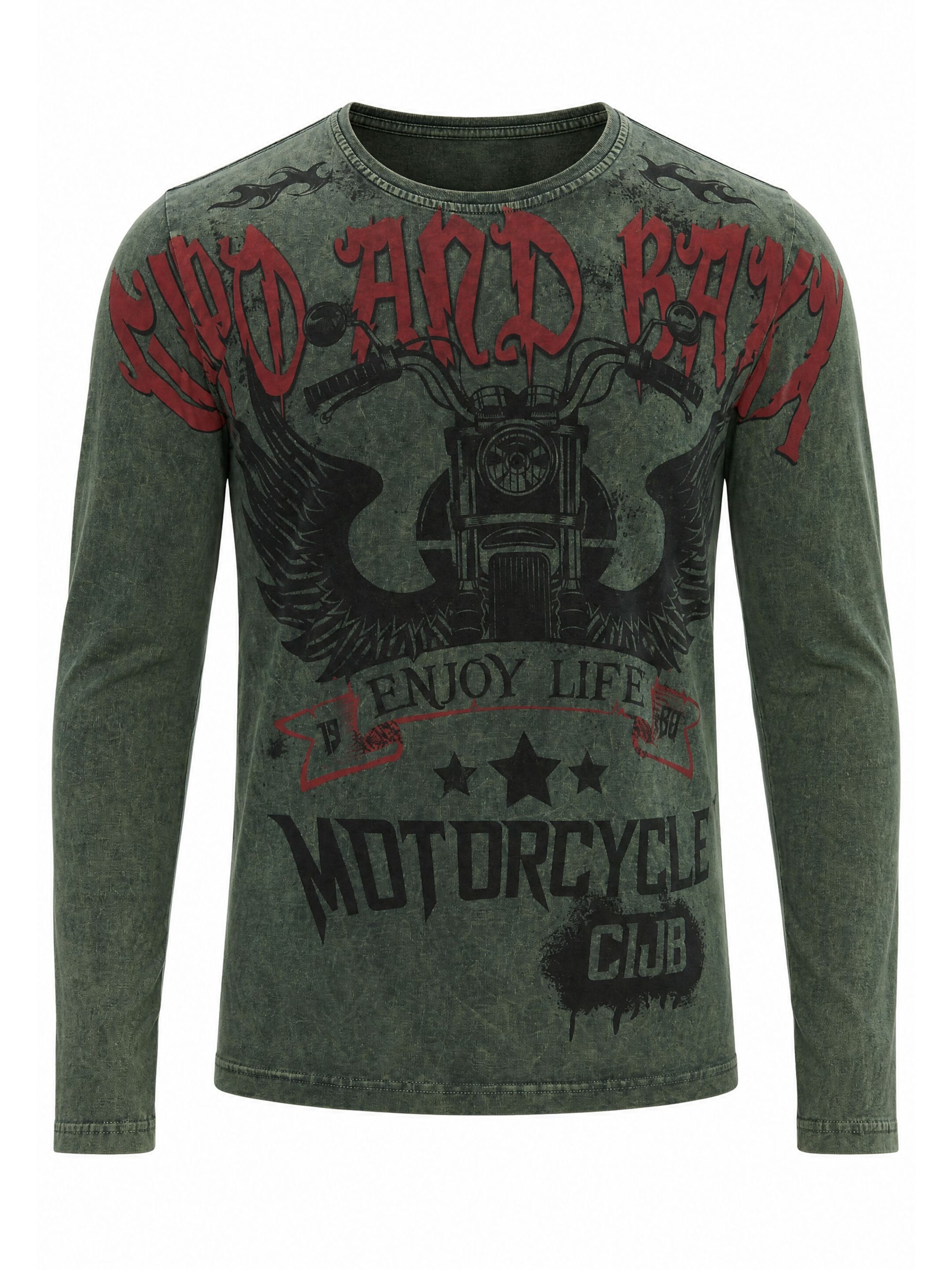 T-Shirt CIPO & BAXX en vert : devant